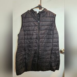 291 Torrid Quilted Sleeveless Puffer Vest - Black